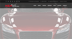 Desktop Screenshot of mmautodetailing.com